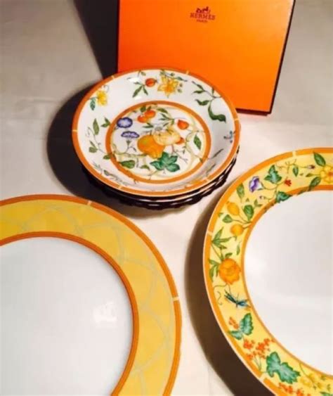 hermes plates|authentic hermes plates.